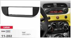 1-DIN FIAT (500) 2007+  afdeklijst / installatiekit Audiovolt 11-282
