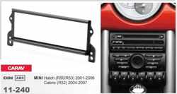 1-DIN MINI Hatch (R50/R53) 2001-2006; Cabrio (R52) 2004-2007 inbouwpaneel Audiovolt 11-240