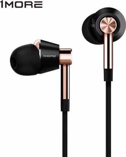 1MORE Triple Driver In-Ear Headphones Gold, E1001-GD, Universal, Blister