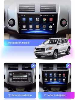 Toyota Rav4 2006-2013 Android 10 navigatie en multimediasysteem bluetooth usb wifi 2+32GB