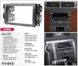 2-DIN frame AUTORADIO Kit CHEVROLET ; Impala 2006+; Monte Carlo 2006-07; Traverse 2009+