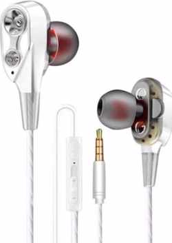 DrPhone Soundpro 2 – 3.5mm Oortjes - Dual Dynamische Drivers - In-Ear Oordopjes - Hifi – Oortelefoon - Wit