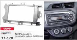 2-DIN TOYOTA Yaris 2011+ (Universal for Left and Right Wheel) afdeklijst / installatiekit Audiovolt 11-170