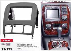 2-DIN MERCEDES-BENZ S-klasse (W220) 1998-2005 (Black) frame Audiovolt 11-135