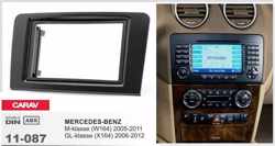 2-DIN MERCEDES-BENZ M-klasse (W164) 2005-2011; GL-Klasse (X164) 2006-2012 afdeklijst / installatiekit Audiovolt 11-087