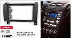 2-DIN MERCEDES-BENZ SLK (R171) 2004-2011 afdeklijst / installatiekit Audiovolt 11-607