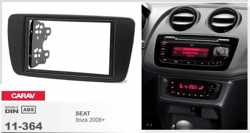 2-DIN SEAT Ibiza 2008+ afdeklijst / installatiekit Audiovolt 11-364