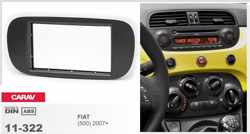 2-DIN FIAT (500) 2007+  afdeklijst / installatiekit Audiovolt 11-322
