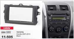 2-DIN TOYOTA Corolla 2007-2013 (Black) inbouwpaneel Audiovolt 11-505