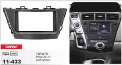 2-DIN TOYOTA Prius 2013+ (Left Wheel) afdeklijst / installatiekit Audiovolt 11-433
