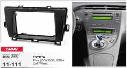 2-DIN TOYOTA Prius (ZVW30/35) 2009+ (Left Wheel) afdeklijst / installatiekit Audiovolt 11-111