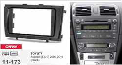 2-DIN TOYOTA Avensis (T270) 2009-2015 ((Black) afdeklijst / installatiekit Audiovolt 11-173