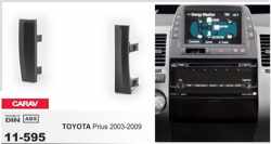 2-DIN TOYOTA Prius 2003-2009 afdeklijst / installatiekit Audiovolt 11-595