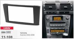 2-DIN TOYOTA Avensis 2002-2008 inbouwpaneel Audiovolt 11-108
