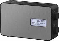 Panasonic RF-D30BTEG-K Kitchen radio DAB+, FM DAB+, FM, Bluetooth, AUX Alarm clock, splashproof Black