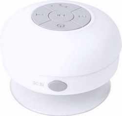 Innovagoods Bluetooth Speaker - Wit - Waterbestendige Douche/Bad Mp3 - Waterproof