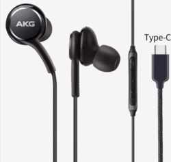 AKG oordopjes in-Ears Samsung - Akg oortjes - Zwart - Knoopvrij - Android en Ios - Samsung S8/S9/S10