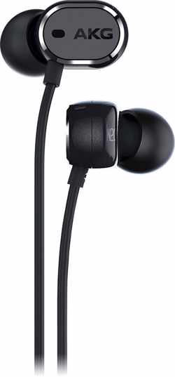 Aktie - AKG N20NC - In-Ear Canal Headphones - Active Noise Cancelling - 3-Button Remote - Zwart