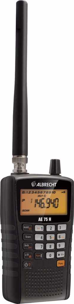 Albrecht 27075 AE75 H Radioscanner, portofoonmodel