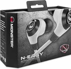 Monster Cable NCredible NErgy Hoofdtelefoons In-ear Wit