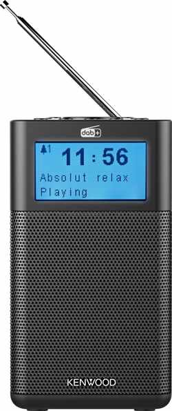 KENWOOD CR-M10DAB DAB+ Radio with Bluetooth/FM black