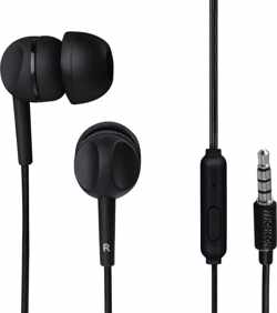 Thomson EAR3005BK koptelefoon, in-ear, microfoon, zwart