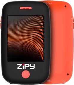 ZipyLife Albatros + Headphone 4GB Zwart, Rood