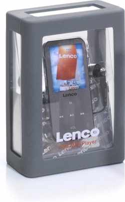 Lenco Xemio-655 - MP3 speler met SD en USB ingang - 4 GB - Grijs