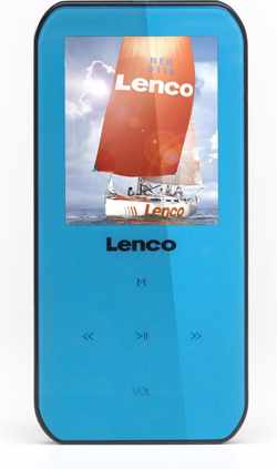 Lenco Xemio-655 - MP3 speler met SD en USB ingang - 4 GB - Blauw