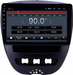 Peugeot 107 2005-2014 Android 10 Navigatie en Multimediasysteem