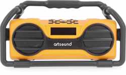 ArtSound U6, oplaadbare digitale all-round radio, geel