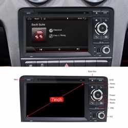 PX6 Audi A3 Android 10 4+64GB navigatie en multimediasysteem DVD Speler Bluetooth USB WiFi