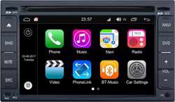 nissan qashqai 2006-2012 navigatie android 7.1 apps bluetooth mirror