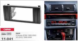 2-DIN BMW 5-Series (E39) 1995-2003; X5 (E53) 1999-2006  afdeklijst / installatiekit Audiovolt 11-041