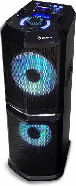 Clubmaster 8000 party-audiosysteem, tot 8000 Watt p.m.p.o. 2x10" woofer