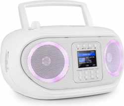 auna Roadie Smart boombox internetradio - DAB/DAB+ FM tuner - CD speler - full-colour 2,4" HCC display - WiFi - Bluetooth - USB
