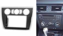 2-DIN BMW 3-Series (E90/91/E92/E93) 2004-2012  (Manual Air-Conditioning, without Navigation) frame Audiovolt 11-644