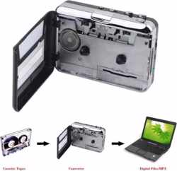 Cassette converter - Cassettebandjes digitaliseren naar MP3/CD/USB - Levay ®