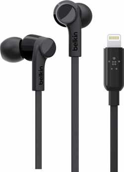 Belkin ROCKSTAR™ in-ear oordopjes met Apple Lightning-connector - Zwart