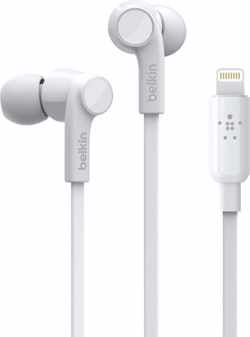 Belkin ROCKSTAR™ in-ear oordopjes met Apple Lightning-connector - Wit