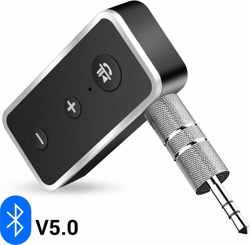 BT15 Bluetooth Receiver V5.0 Draadloos AUX Auto Adapter - Bluetooth Versie 5.0 - Muziek Audio Streamen - Handsfree Bellen