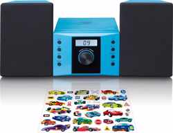 Lenco MC-013BU - Stereo set met FM radio en CD speler - Blauw