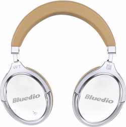Bluedio F2 Bluetooth-hoofdtelefoon Actieve ruisonderdrukking, Bluedio F2 ANC draadloze hoofdtelefoon voor over het oor 180 ° rotatie, bedrade en draadloze hoofdtelefoon voor mobiele telefoon / tv / pc - Wit