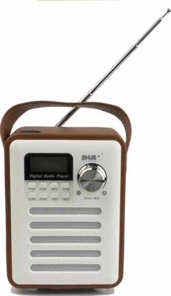 Bluetoolz® | DAB+ BT-H6 | Digitaal all-in one portable muziek systeem met Bluetooth| (steen) Rood