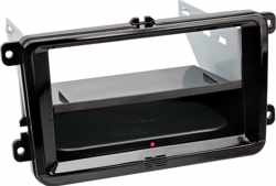 2-DIN Paneel Inbay® Seat - Skoda - Volkswagen Kleur: Piano Zwart