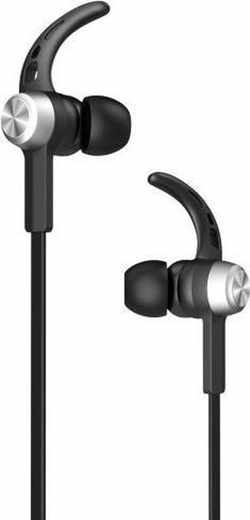 BASEUS B11 licentiekabel Bluetooth-oortelefoon met Line-in-bediening voor iPhone  - Zilverkleurig/Zwart