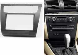2-DIN BMW 1-Series (E81, 82, 87, 88) 2007-2011 (Auto Air-Conditioning) frame / inbouwpaneel Audiovolt 11-481