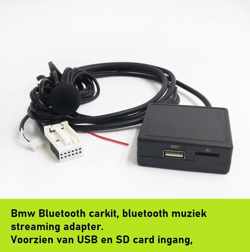 Bluetooth Carkit Bellen Muziek Streamen Usb Sd Aux Bmw E81 E82 E90 E91 E92 E60 E61 E63 E64 M5 M3