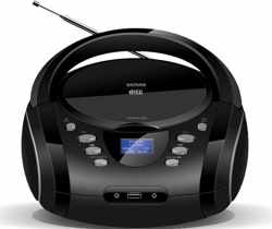 Denver TDB10 - Boombox met DAB+/FM radio - CD - USB  -Zwart