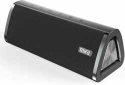 Mifa A10 + Zwart Bluetooth-luidspreker Draagbaar Draadloos Luidspreker Geluidssysteem Stereomuziek Surround Waterdichte Buitenluidspreker
